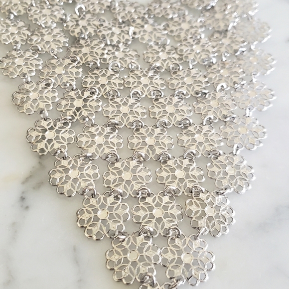 Vintage Jewelry - Vintage Vendome Filigree Bib Necklace